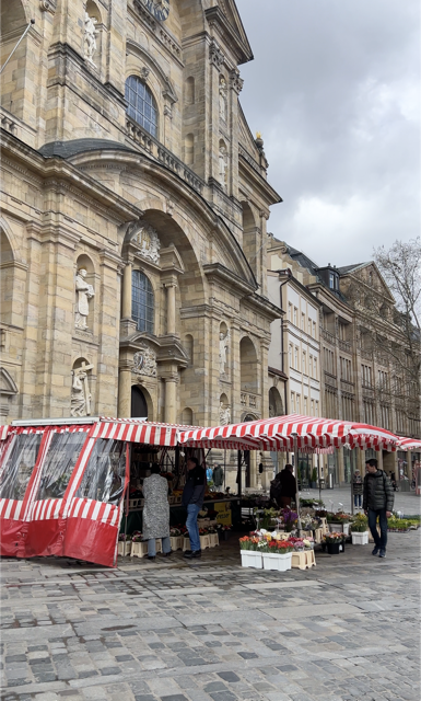 Wochenmarkt in Bamberg: Frische Produkte aus der Region